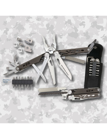 Alicate multiuso K25 cabos de titânio