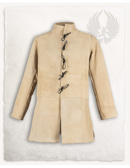 Jaqueta medieval em camurça modelo...