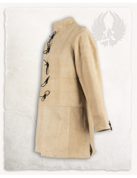 Jaqueta medieval em camurça modelo...