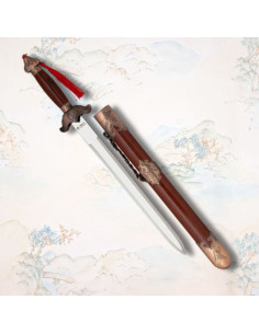 Adaga chinesa decorativa modelo Yin Yang