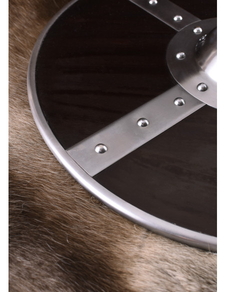 Escudo Viking de madeira, 56 cms.