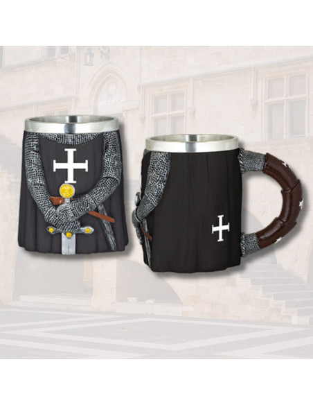 Caneca medieval em resina design...
