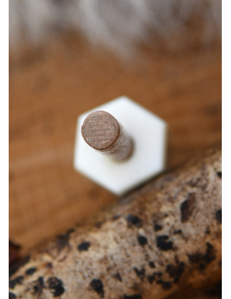 Dado giratório feito de osso