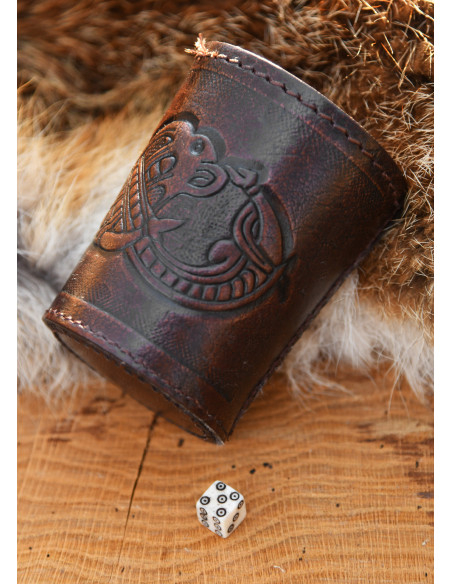 Dado Viking feito de osso, 1 unidade