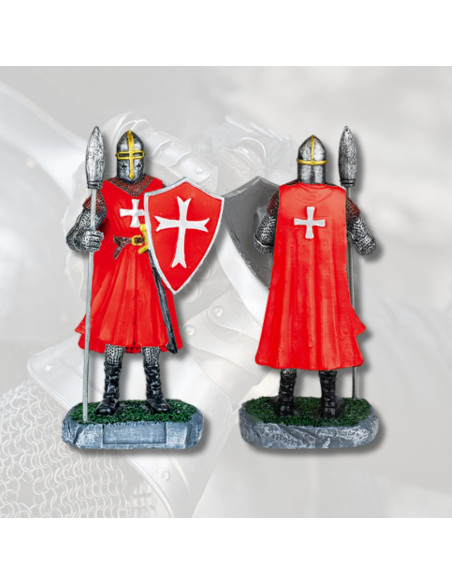 Figura medieval em resina modelo...