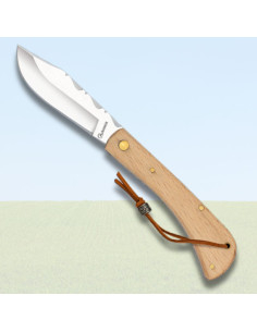 Faca de campo Albainox, bloqueio de pistão (17,3 cm.)