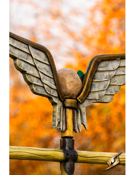 Estandarte de Batalha com caveira alada