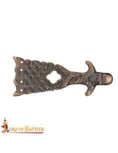 Pacote de 5 pontas para cinto medieval latão idade média 2