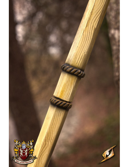 Lança medieval de guerreiro para LARP...