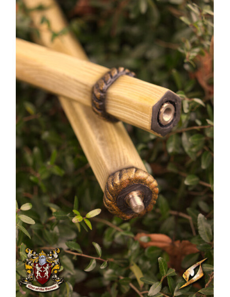 Lança medieval de guerreiro para LARP...