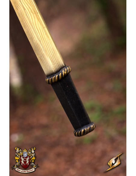 Lança medieval de guerreiro para LARP...