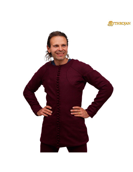 Túnica medieval em lã modelo Carlos...