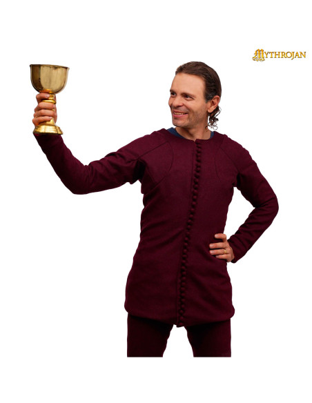 Túnica medieval em lã modelo Carlos...