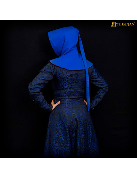 Gugel medieval em lã com botões...