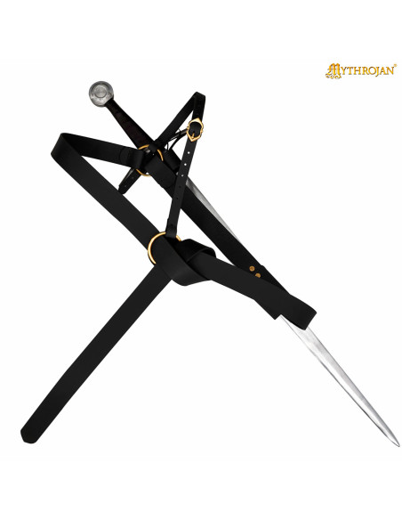 Tahalí em couro para espadas modelo...