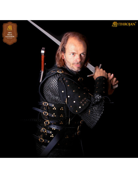 Tahalí em couro para espadas modelo...