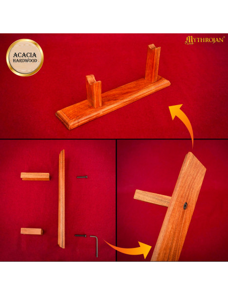 Suporte medieval de madeira para...