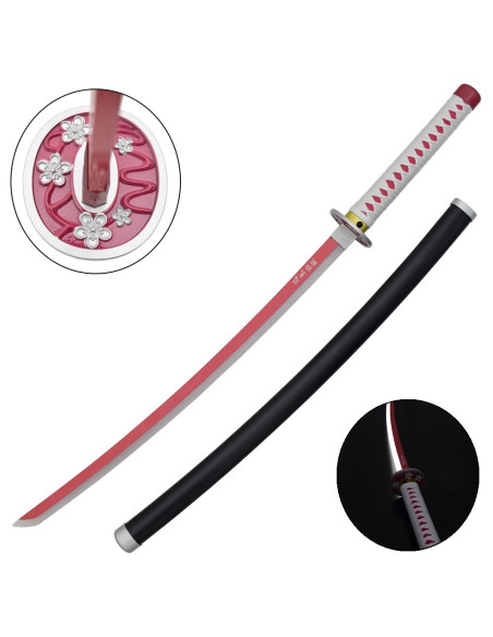 Katana decorativa com LED Kanao...