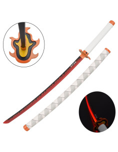 Katana decorativa LED Rengoku Kyojuro - Demon Slayer