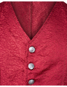 Colete Ismael dos sete mares, em vermelho 2