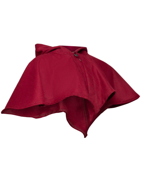 Capuz e ombreiras medievais em lã...