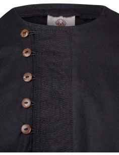 Camisa eslava Tymont em preto 2