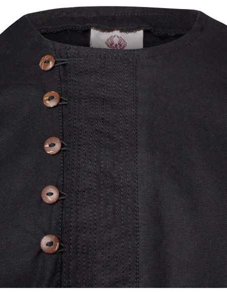 Camisa eslava Tymont em preto