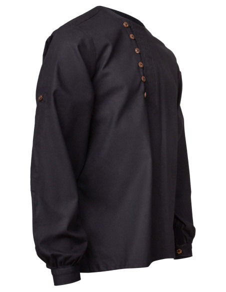 Camisa eslava Tymont em preto