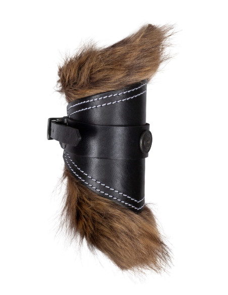 Braceletes vikings em couro modelo...