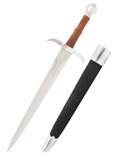 Adaga medieval com bainha (57,5 cm.)
