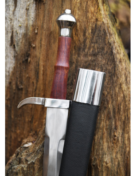 Adaga medieval com bainha (57,5 cm.)