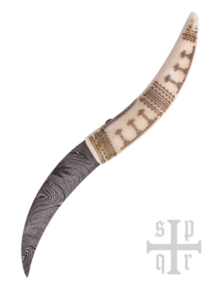 Faca Vikinga com lâmina de aço...