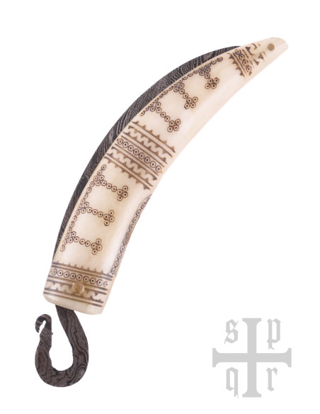 Faca Vikinga com lâmina de aço...