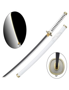 Katana Wado Ichimonji de Roronoa Zoro bambu com LED