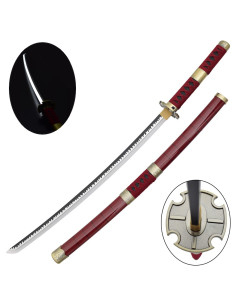 Katana Sandai Kitetsu de Roronoa Zoro bambu com Led