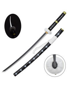 Katana Trafalgar Law de One Piece bambu com LED