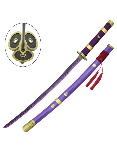 Katana Enma do Zoro em One Piece, roxa