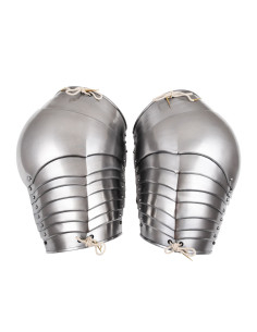 Omoplatas medievais em aço (1,2 mm.)