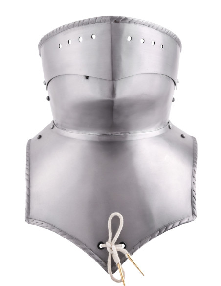 Bevor medieval em aço (1,2 mm.)