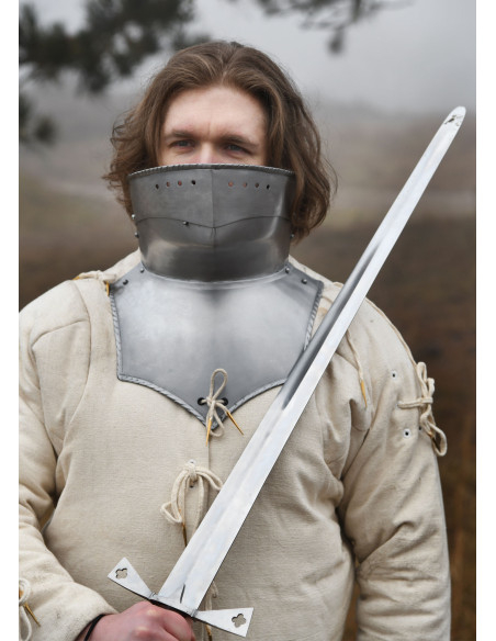 Bevor medieval em aço (1,2 mm.)