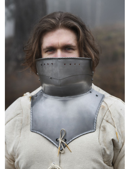 Bevor medieval em aço (1,2 mm.)