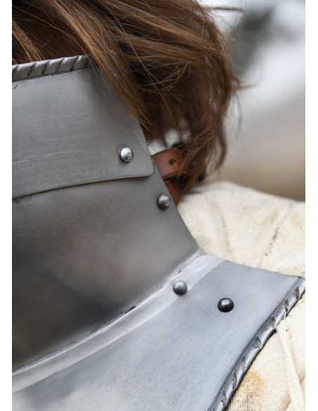 Bevor medieval em aço (1,2 mm.)