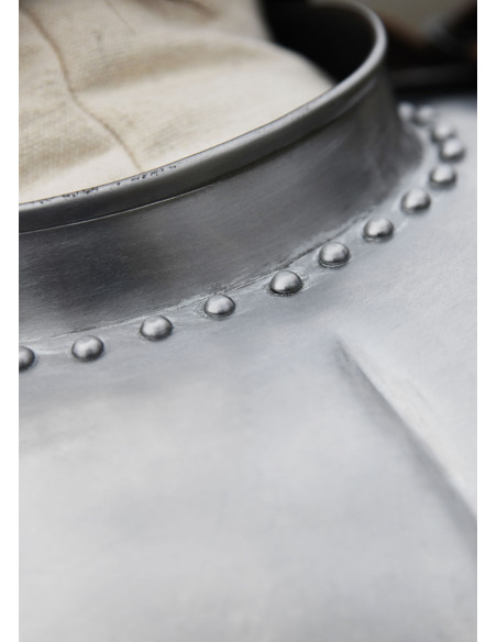 Gorjal Medieval em aço (1,2 mm.)