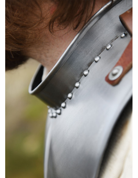 Gorjal Medieval em aço (1,2 mm.)