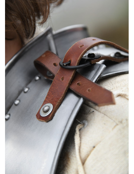 Gorjal Medieval em aço (1,2 mm.)