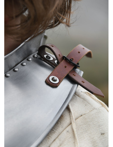 Gorjal Medieval em aço (1,2 mm.)