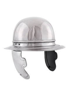 Capacete Galo, tipo Alesia, em aço