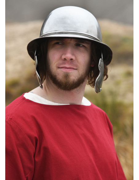 Capacete Galo, tipo Alesia, em aço