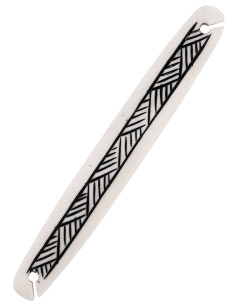 Lançadeira medieval de osso para tecer