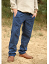 Calça medieval Hagen em azul